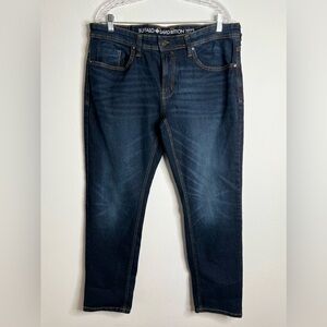 Buffalo David Bitton Men's Jeans Evan-X Slim Stretch Jeans Size 34x32 Dark Blue
